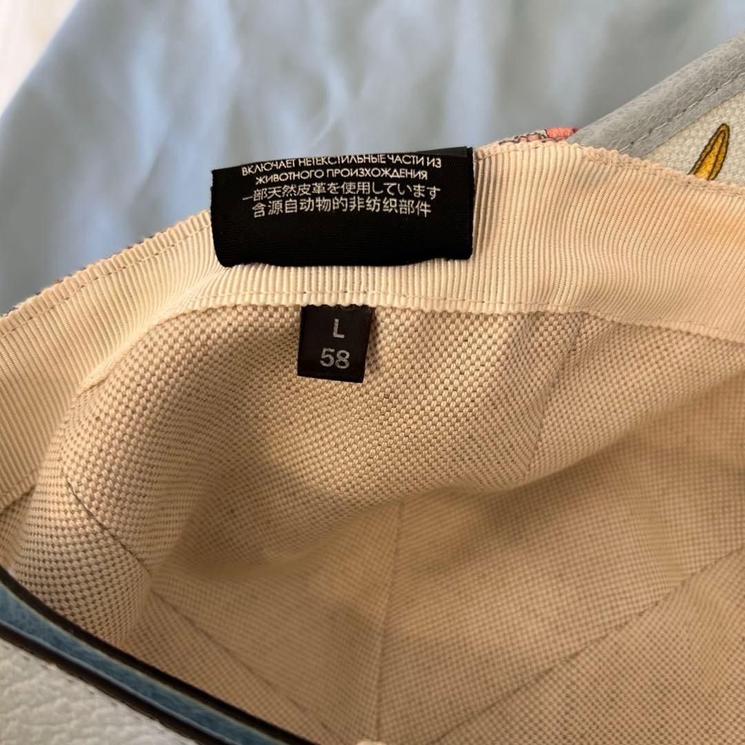 美品 GUCCI フローラ キャップ Lサイズ