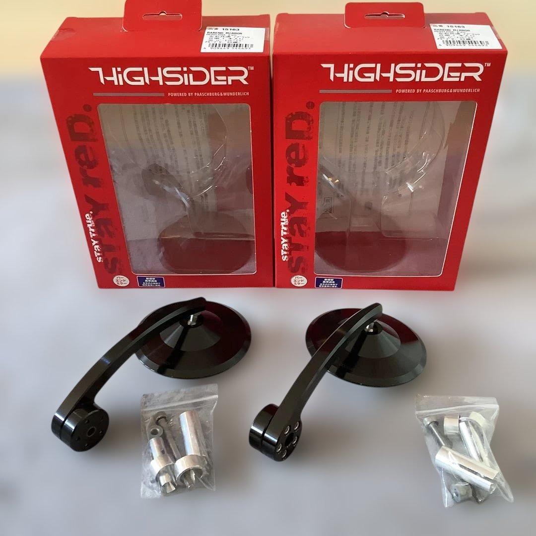 デイトナHIGHSIDER バーエンドミラー MONTANA EVO ブラック