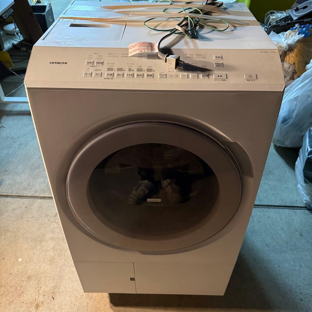 ドラム式洗濯機　HITACHI BD-SX120JL 2023年製