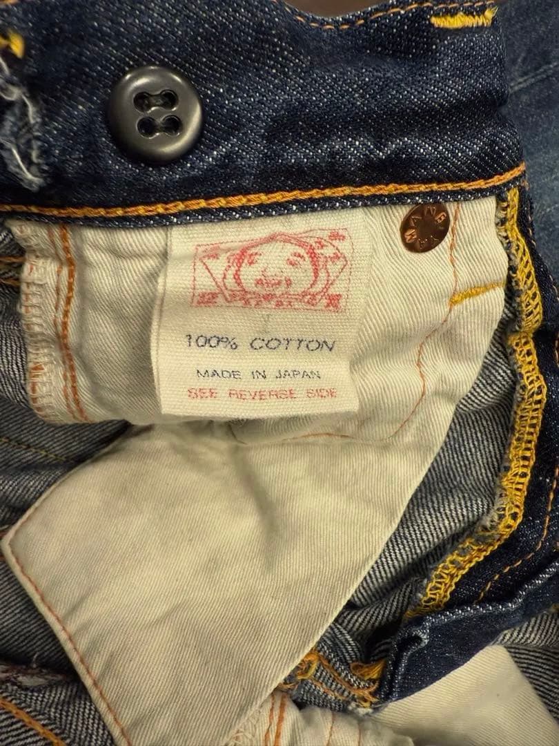 【ヴィンテージ】evisu ハローキティコラボデニム 100〜110cm