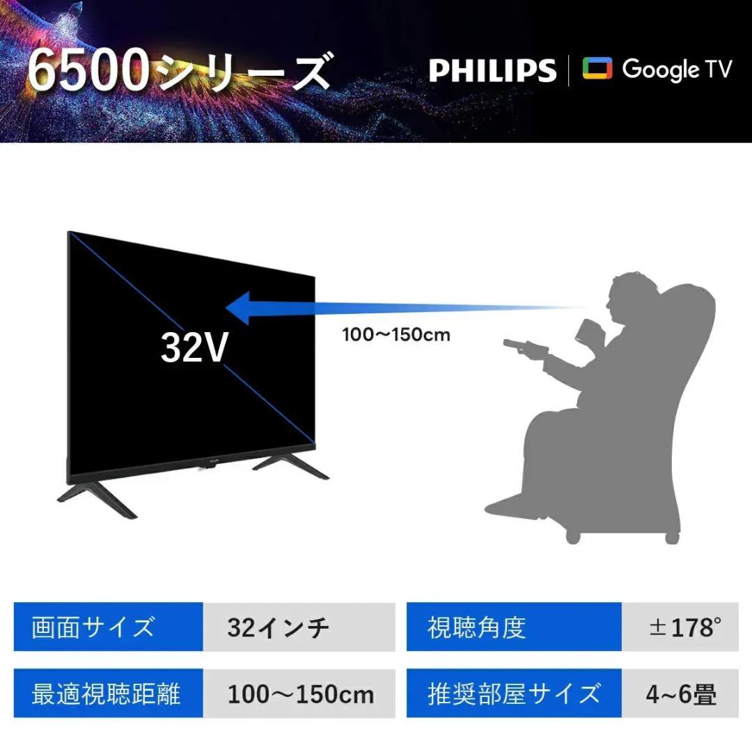 【公式・値下げ不可】PHILIPS チューナーレステレビ 32型