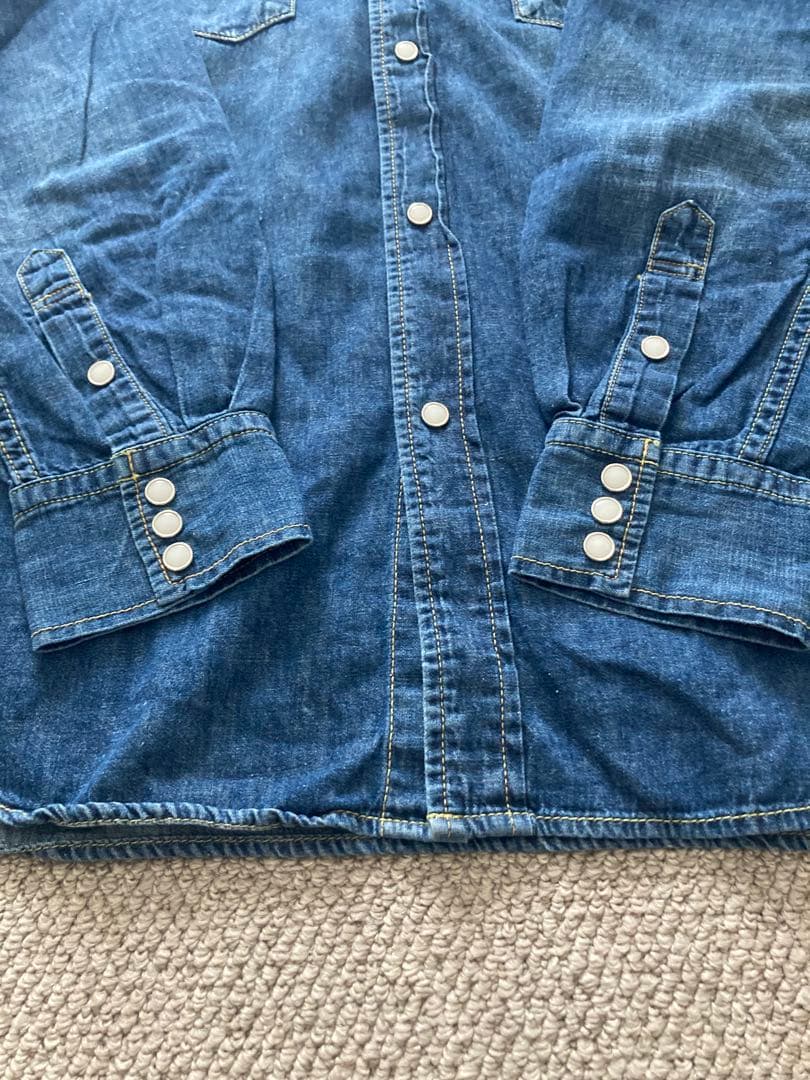 【新品】REMI RELIEF /コットンリネンWestern Shirt