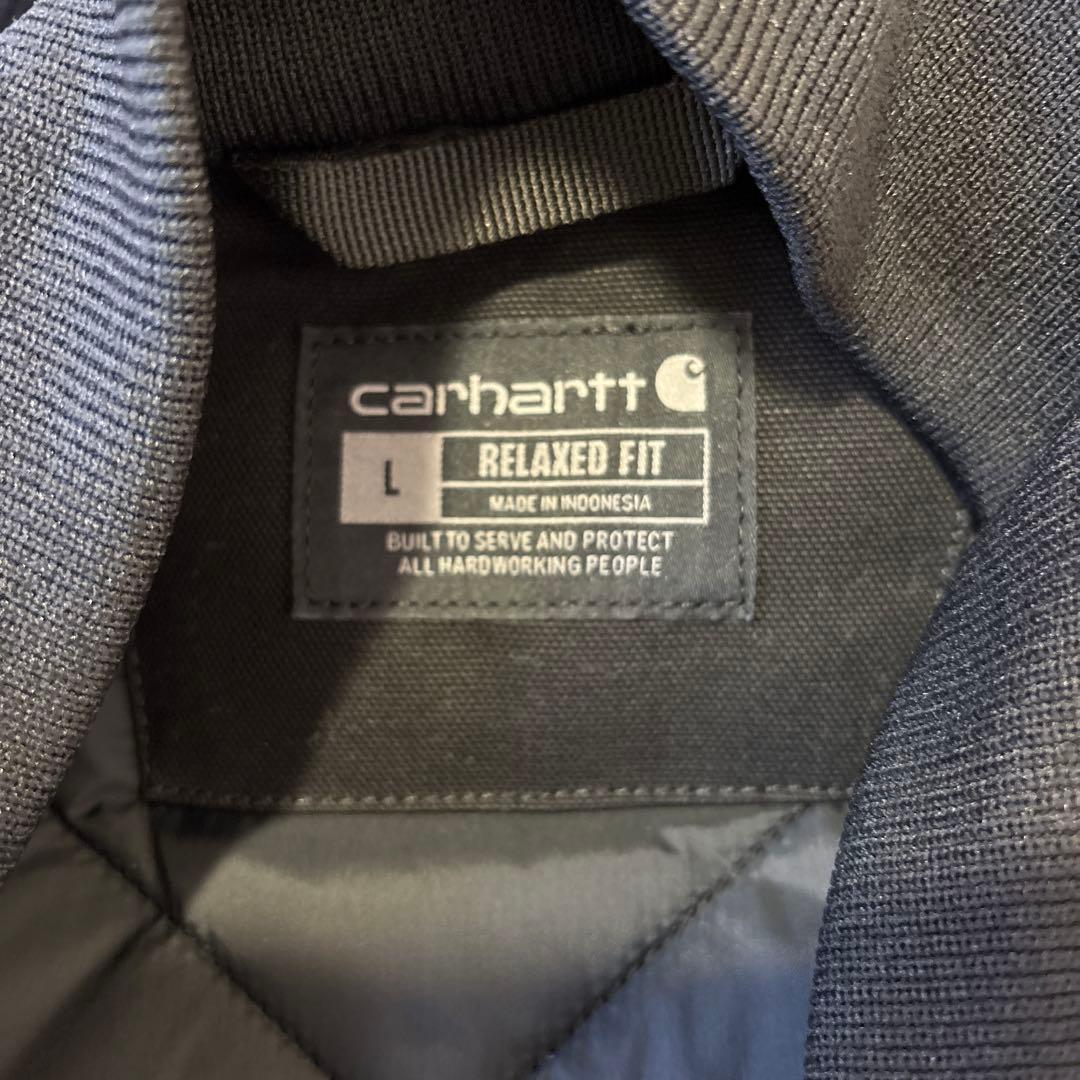 カーハート ダックベスト【黒】USED美品 Lsize