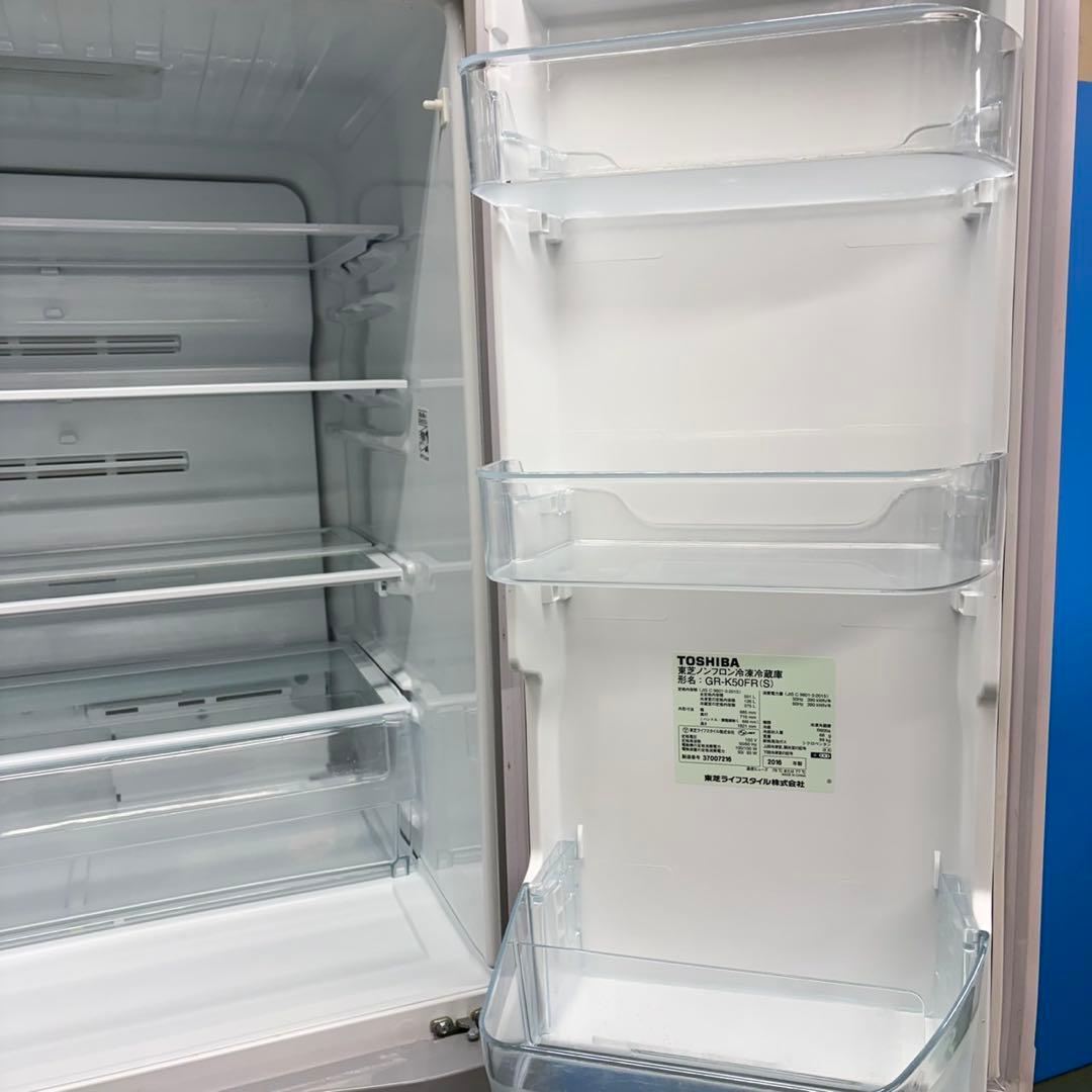 634 ファミリー向け　大型冷蔵庫　6ドア　観音開き　フレンチドア　500L強