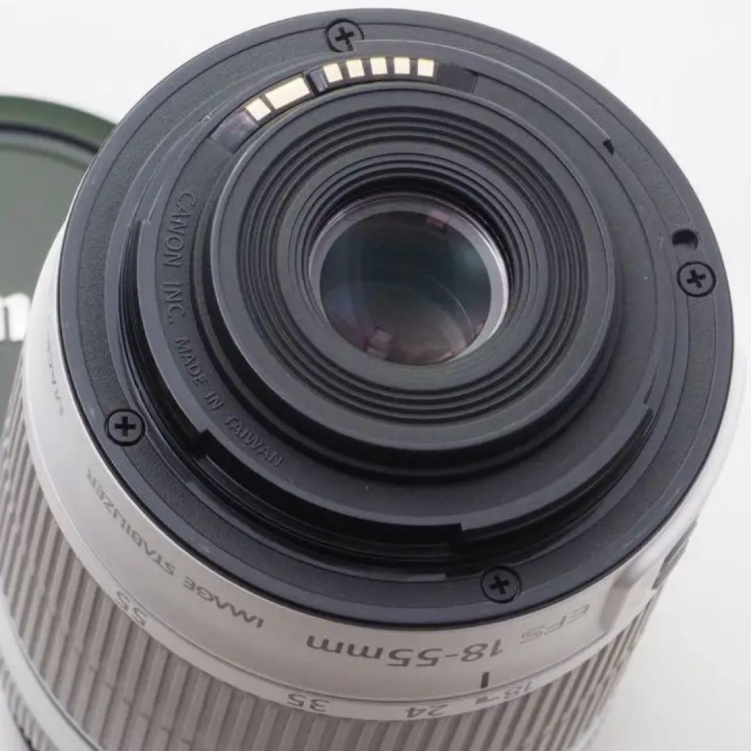 【美品】スマホへ転送も可能❤️希少な白 キャノンKissX7❤️標準レンズセット