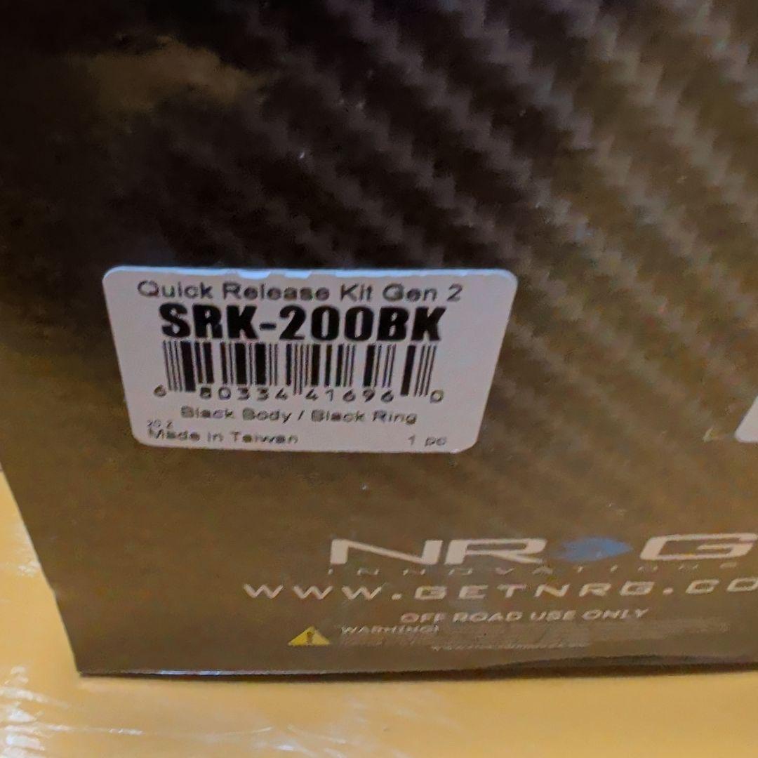 NRG SRK-200BK ステアリングハブ ブラック チン音