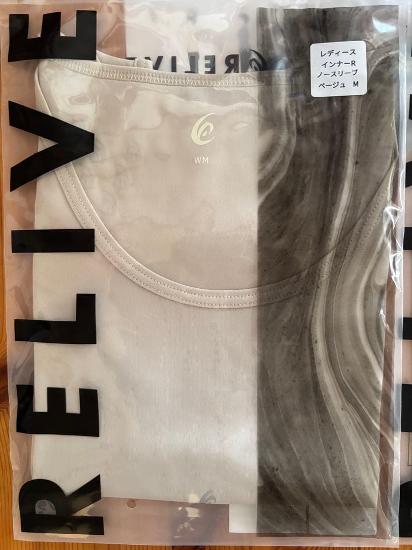 RELIVE インナー 上下 レディース ノースリーブ パンツセット