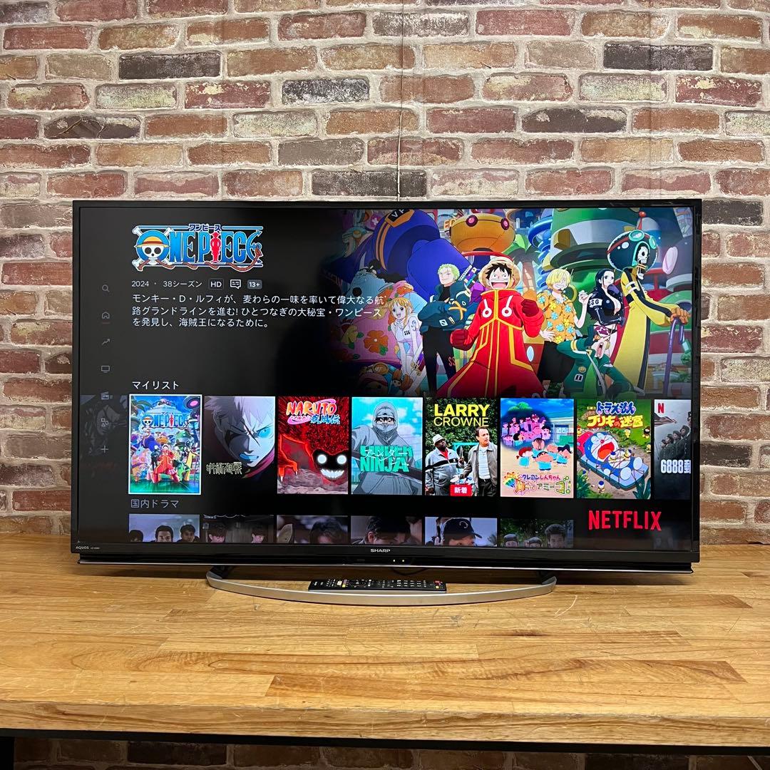 シャープ 40V型 液晶テレビ LC-40W5 フルハイビジョン 動画アプリ○