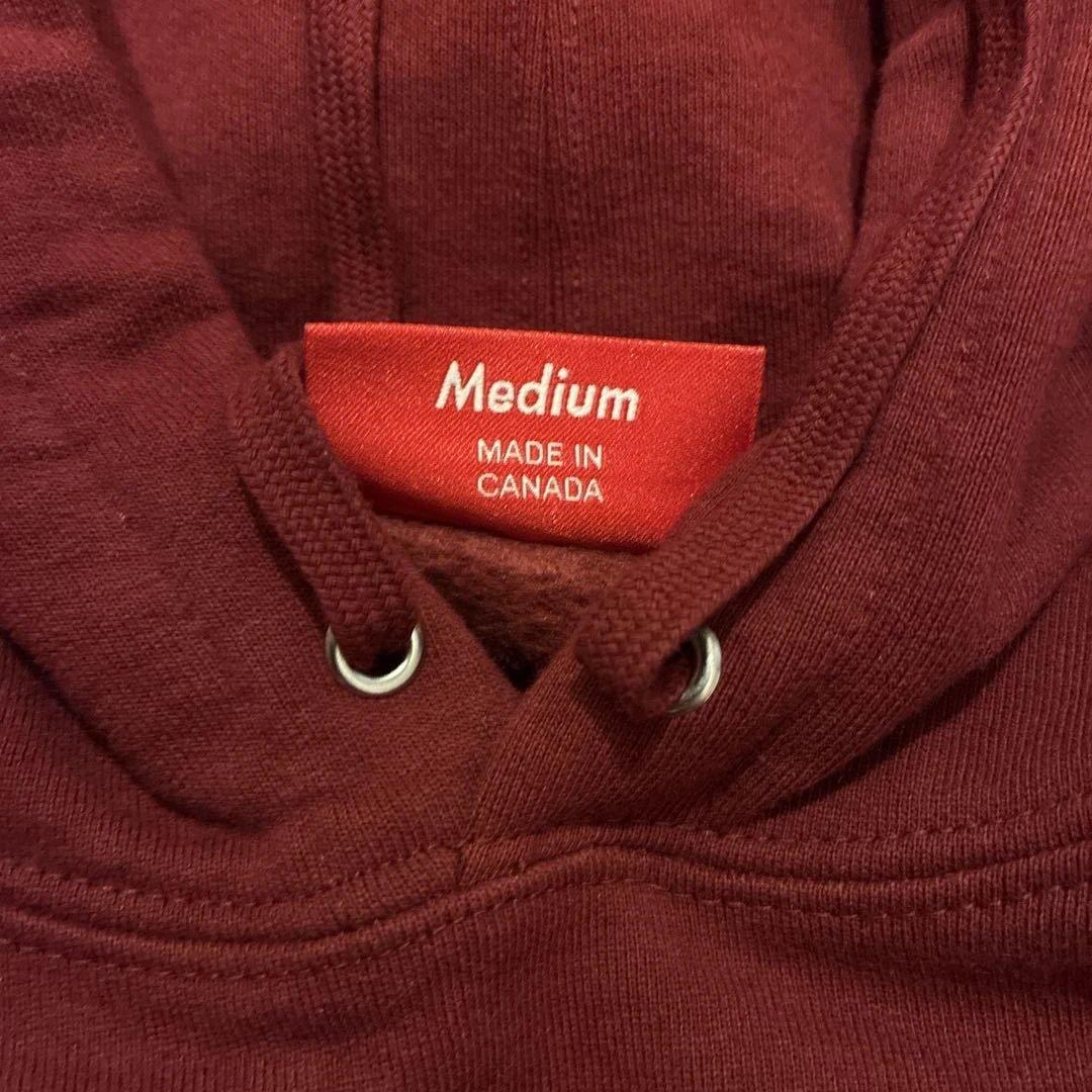 supreme サンフランシスコ店限定　バーガンディ パーカー Mサイズ