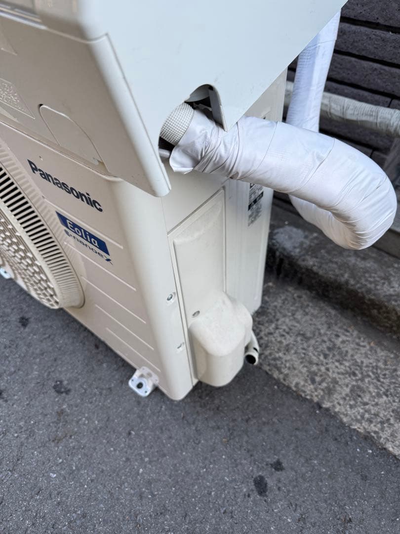 パナソニック　CS-252DFL-W エアコン　エオリア　室外機セット