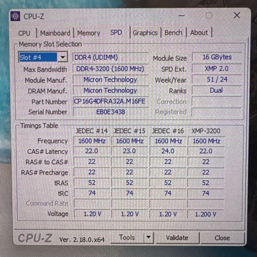 crucial DDR4 Pro 16GB×2=32GB DDR4-3200