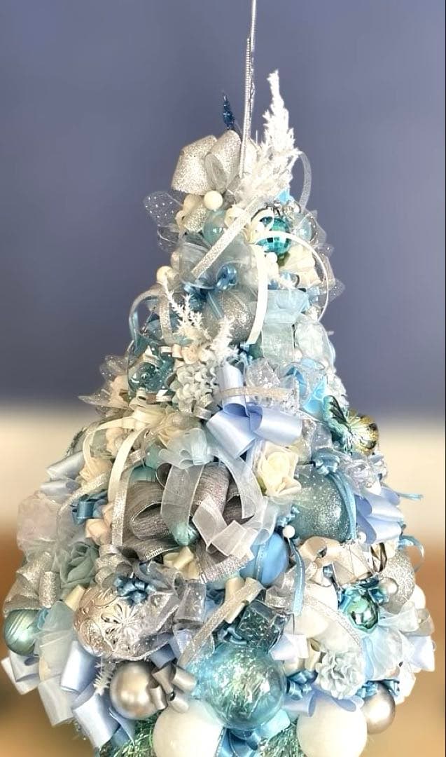 青と白のクリスマスツリー❣️ayu❣️２つセット❣️