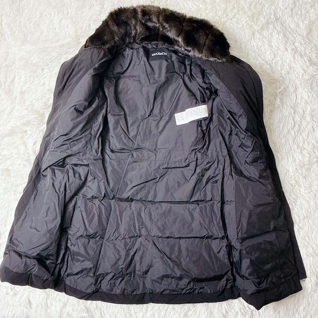 MAX&Co. マックスアンドコー ダウンコート ブラック 黒 ファー