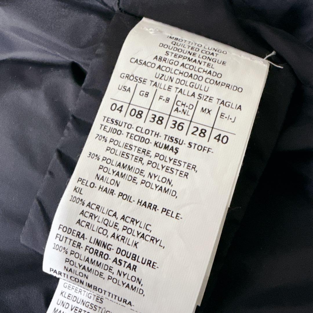 MAX&Co. マックスアンドコー ダウンコート ブラック 黒 ファー