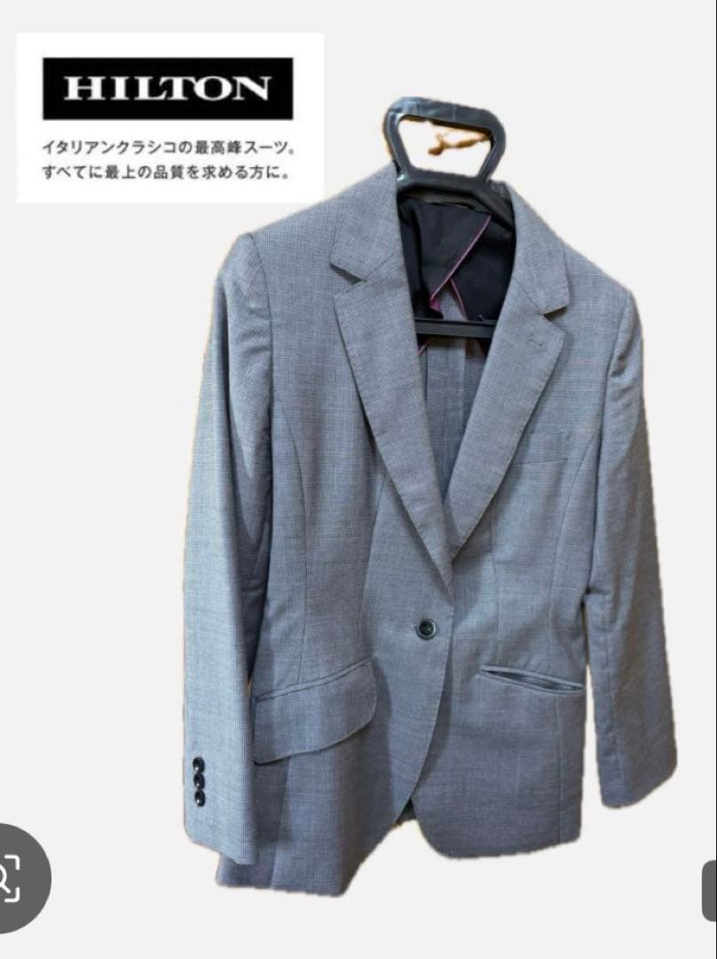 【NNN.26】(クリーニング済)HILTONレディーススーツ上下