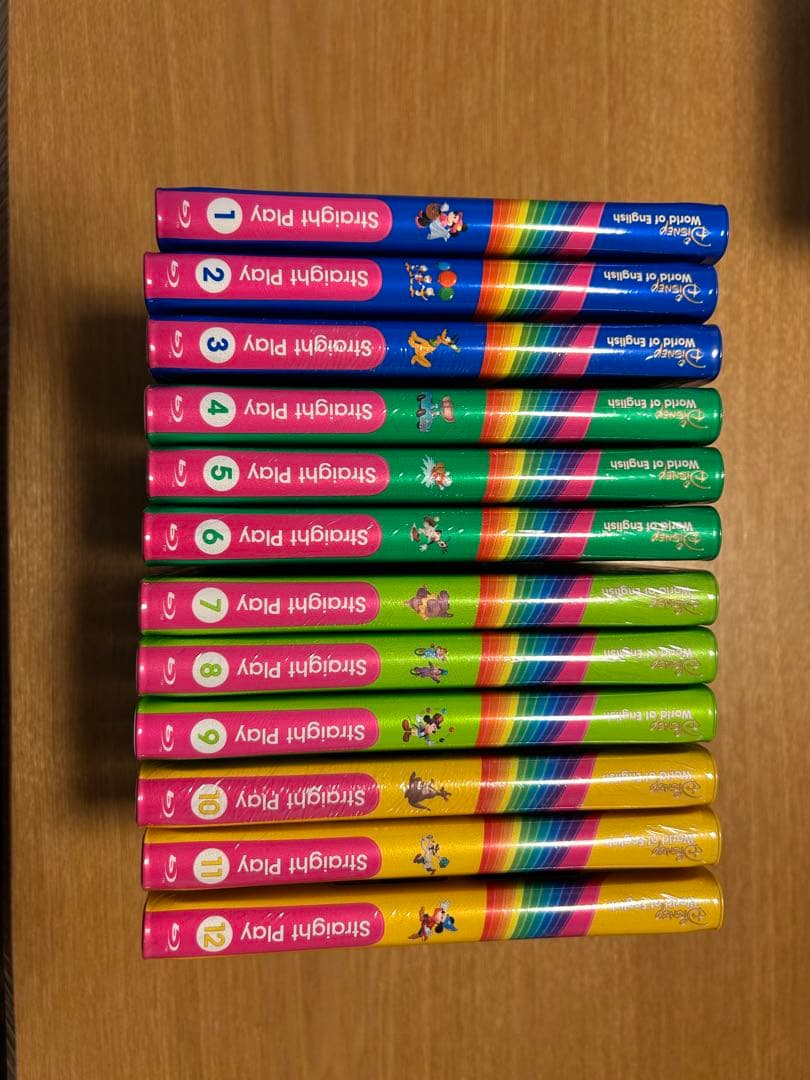 ディズニー DWE Straight Play 1〜12 ワールドファミリー