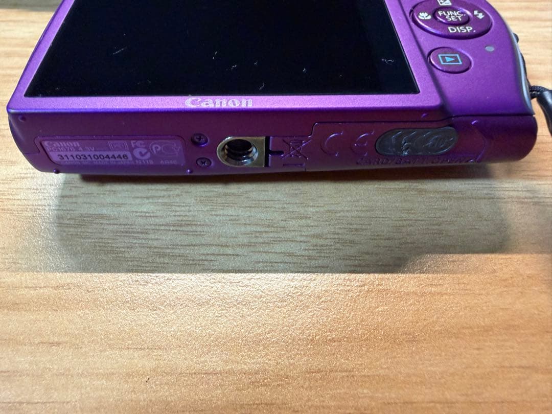 Canon IXY パープル デジタルカメラ