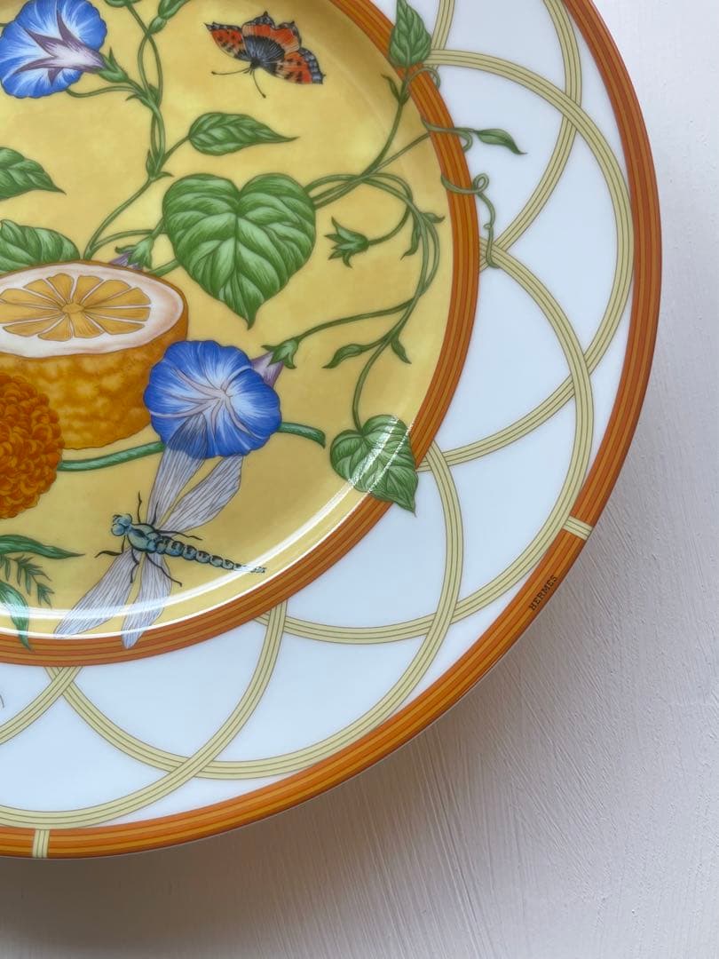 【箱・説明書付】エルメス シエスタ プレート 23cm 廃盤 希少 美品