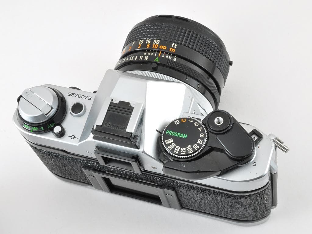 キヤノン AE-1 PROGRAM シルバー FD 50/f1.4 SSC 動確