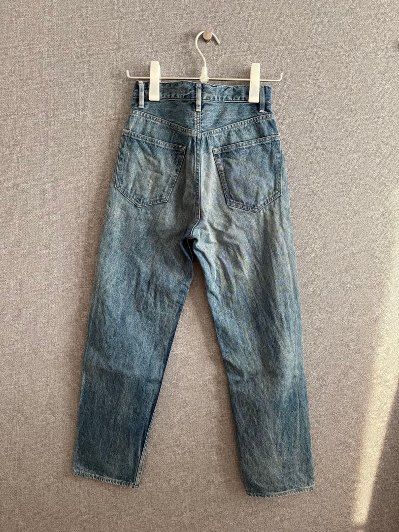 パンツ SELVEDGE FADED LIGHT DENIM NARROW PANTS