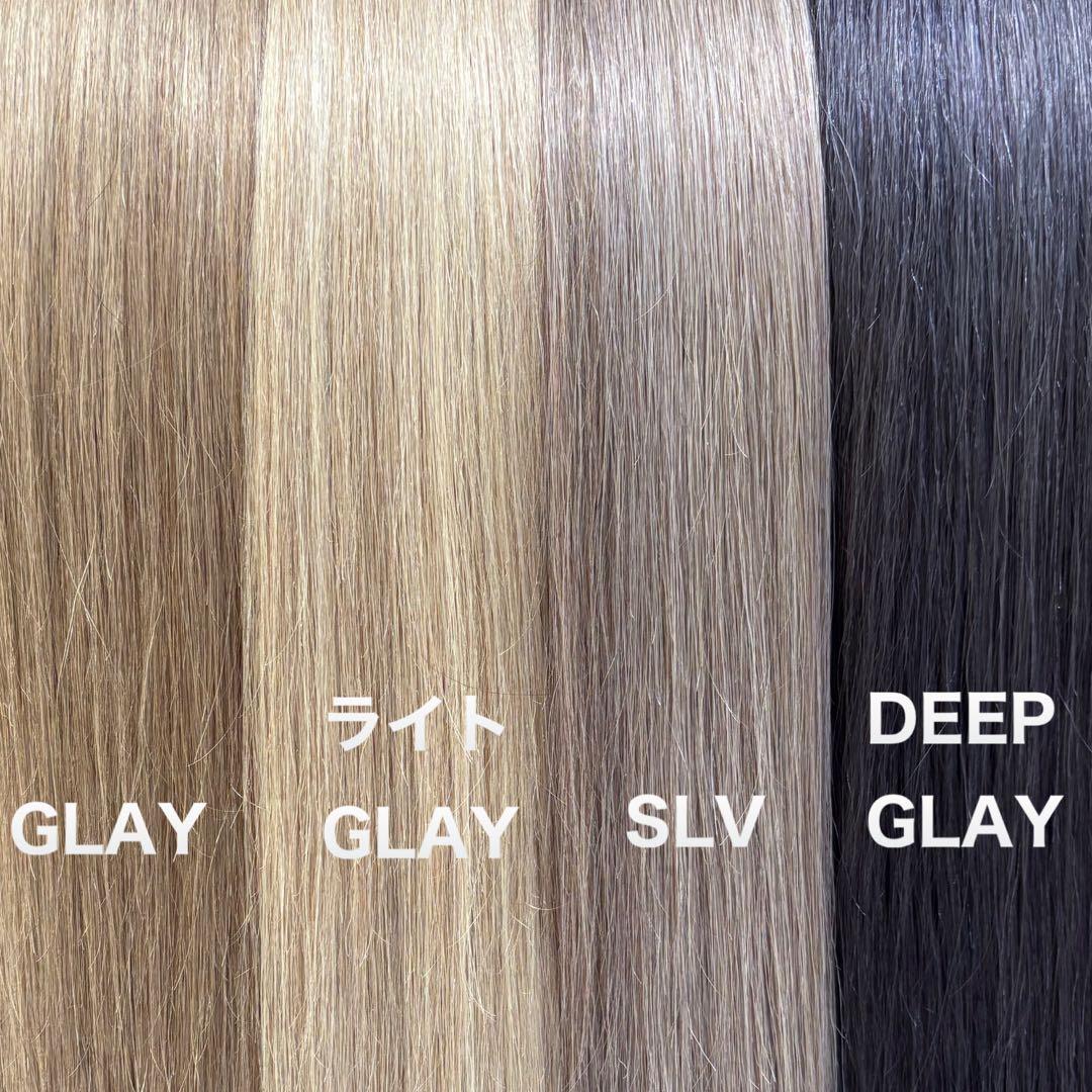 編み込みエクステ 58 束毛　カラーエクステ