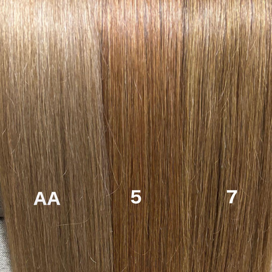 編み込みエクステ 58 束毛　カラーエクステ