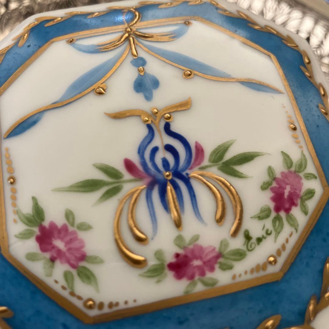 ❤️最終価格❤️ロールセリニャック　手描き　24金　リモージュボックス　小物入