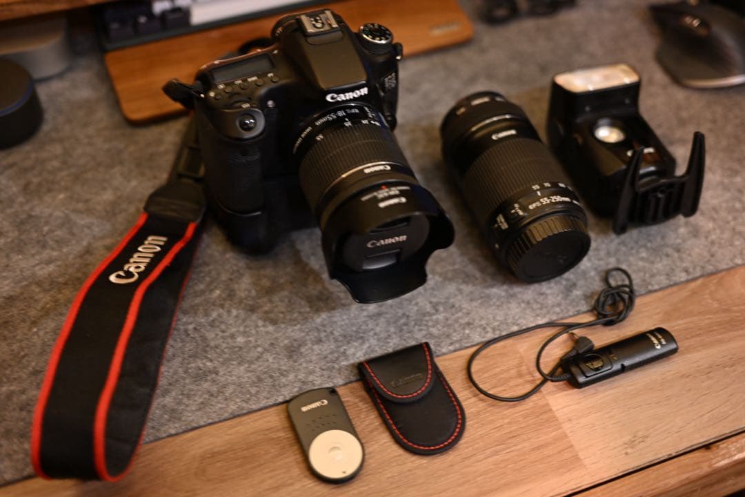 Canon EOS 70D デジタル一眼レフ ズームレンズ2本