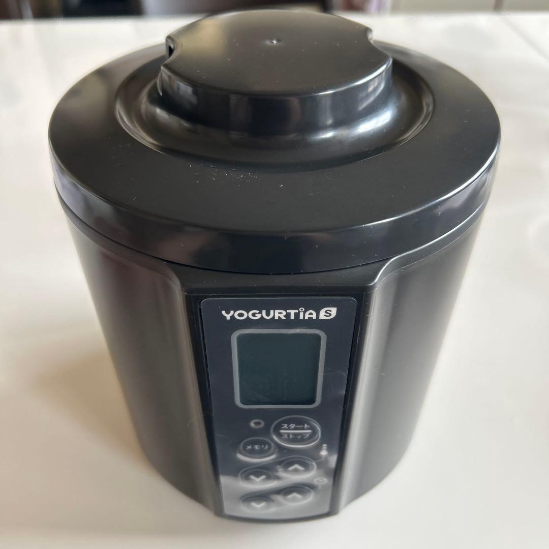 ヨーグルティアS ガラスセット　ブラック　YS-02