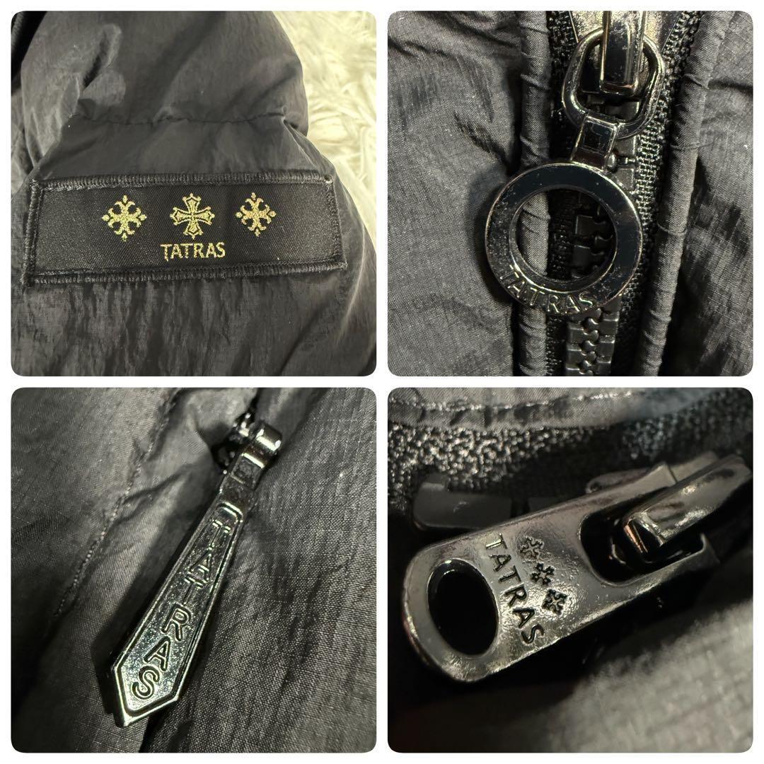 美品 TATRAS POLITEAMA 2way Aライン フレア ダウンコート