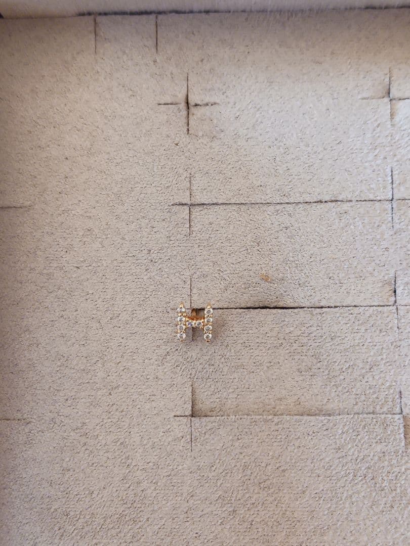 ete片耳用K18ピアス【H】