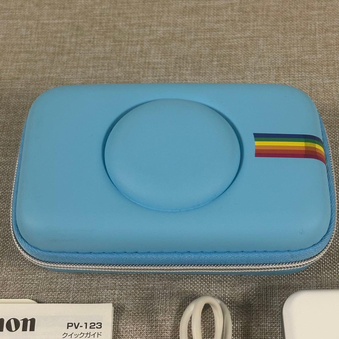 Canon iNSPiC 水色 PV-123 ミニフォトプリンター