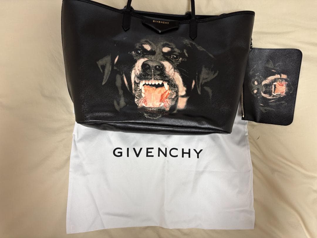 GIVENCHY ジバンシー ロットワイラー トートバック ポーチ付き