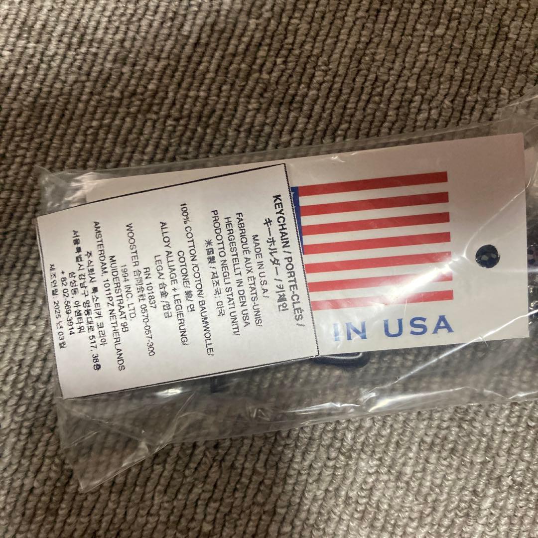 Supreme Simon Denim Keychain 黒