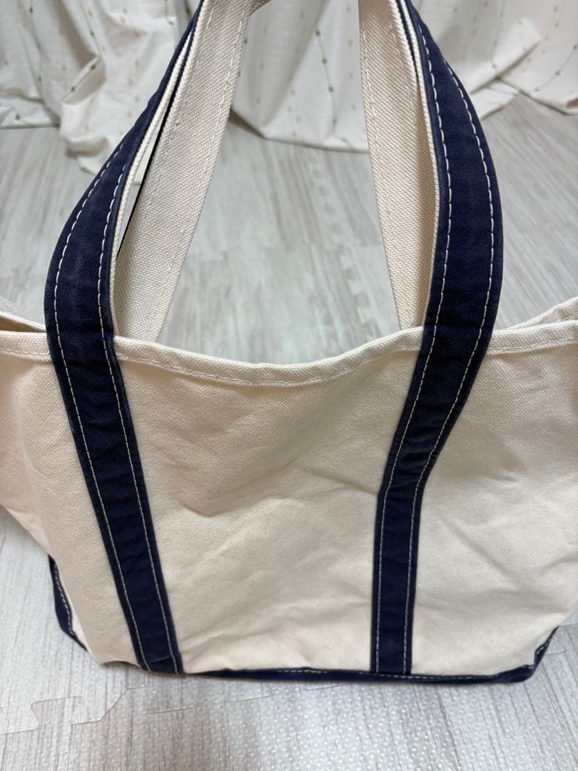 L.L.BEAN トートバッグ　ネイビー Boat and Tote USA製