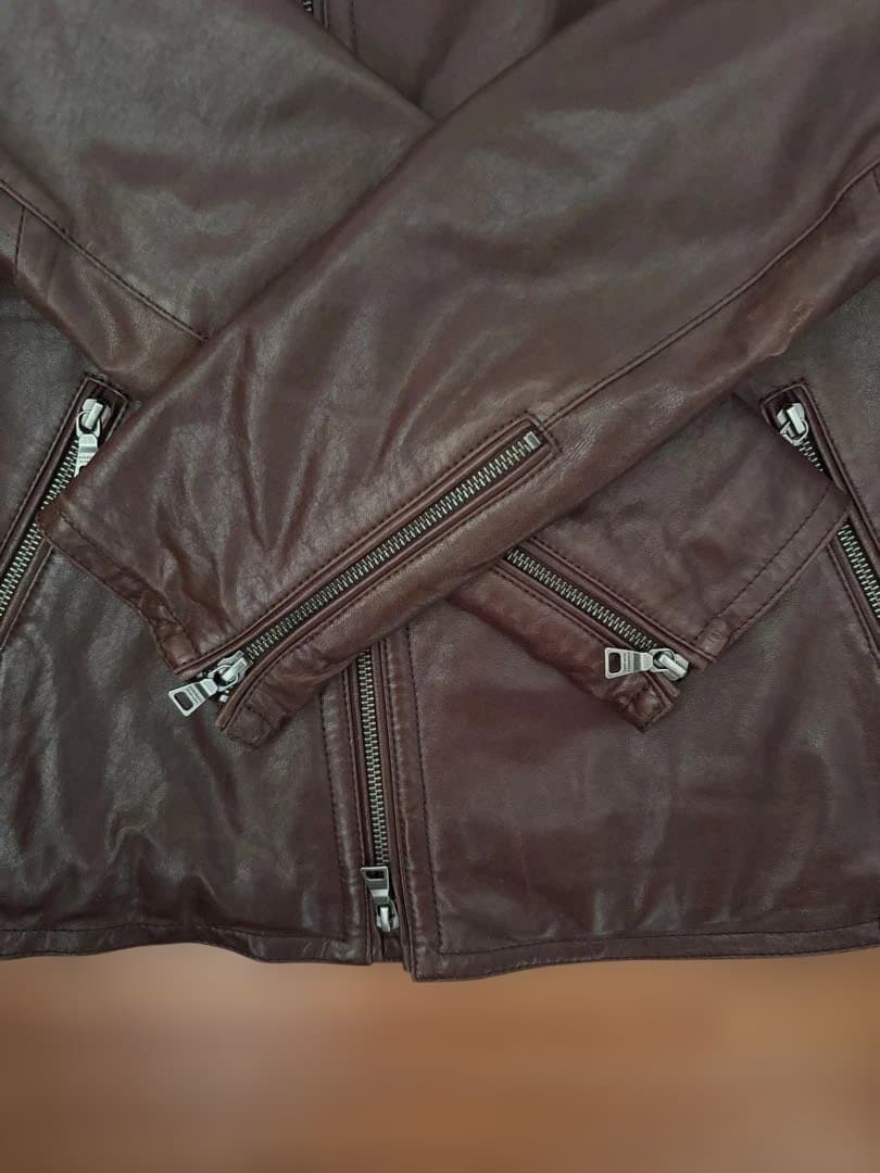 BURBERRY BLACK LABEL ライダースジャケット　レザージャケット