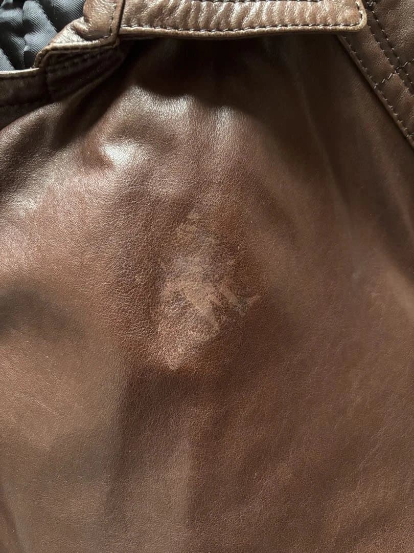 BURBERRY BLACK LABEL ライダースジャケット　レザージャケット