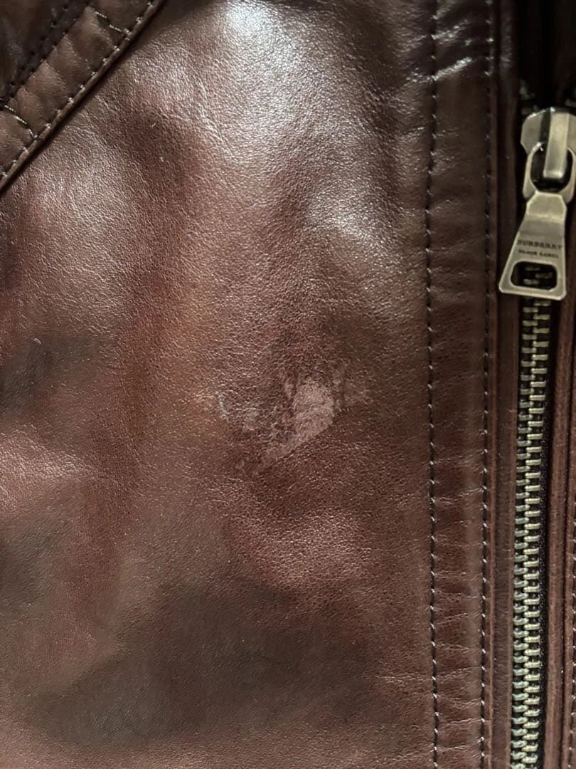 BURBERRY BLACK LABEL ライダースジャケット　レザージャケット