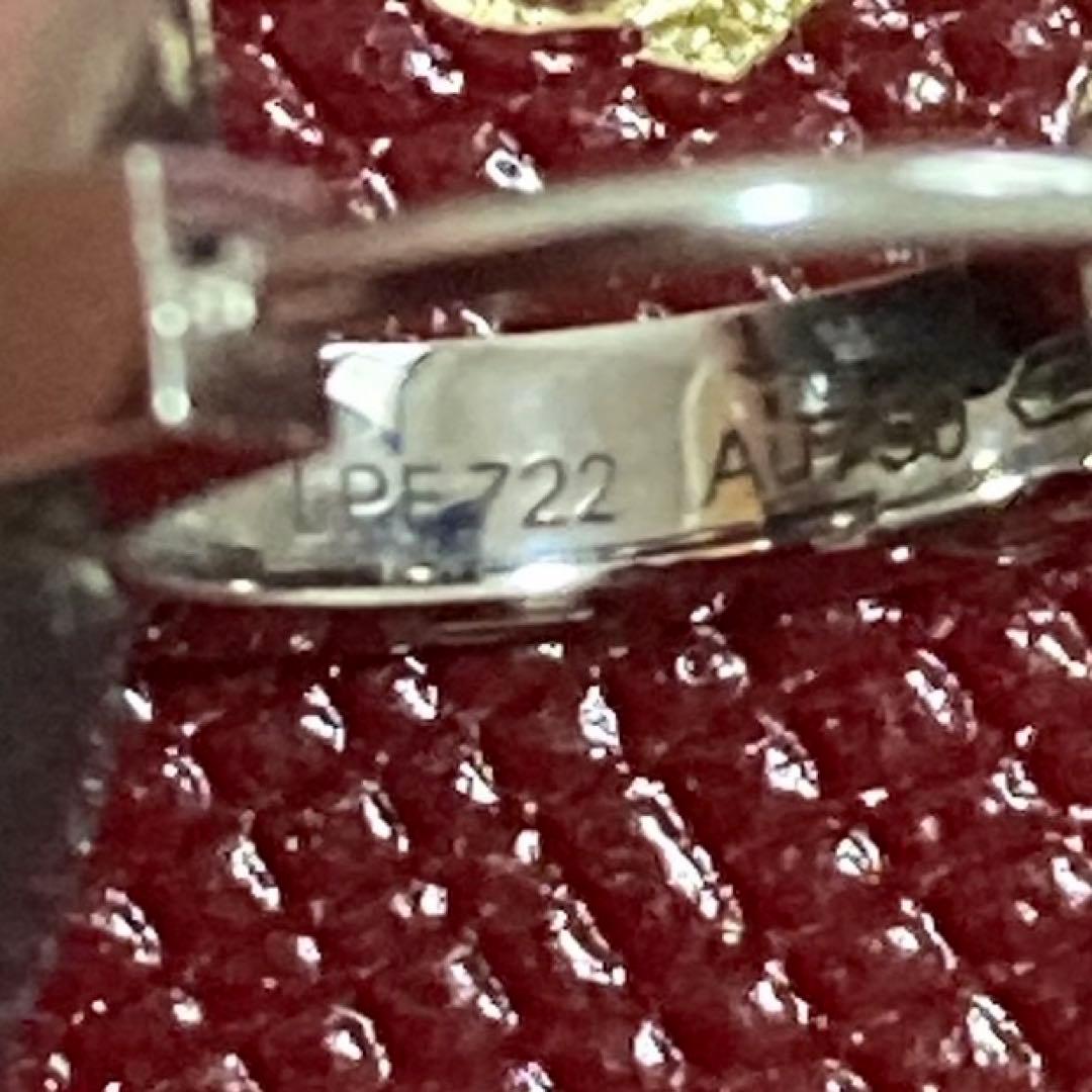 カルティエ LOVE シングルピアス　18金ホワイトゴールド　片面ダイヤモンド