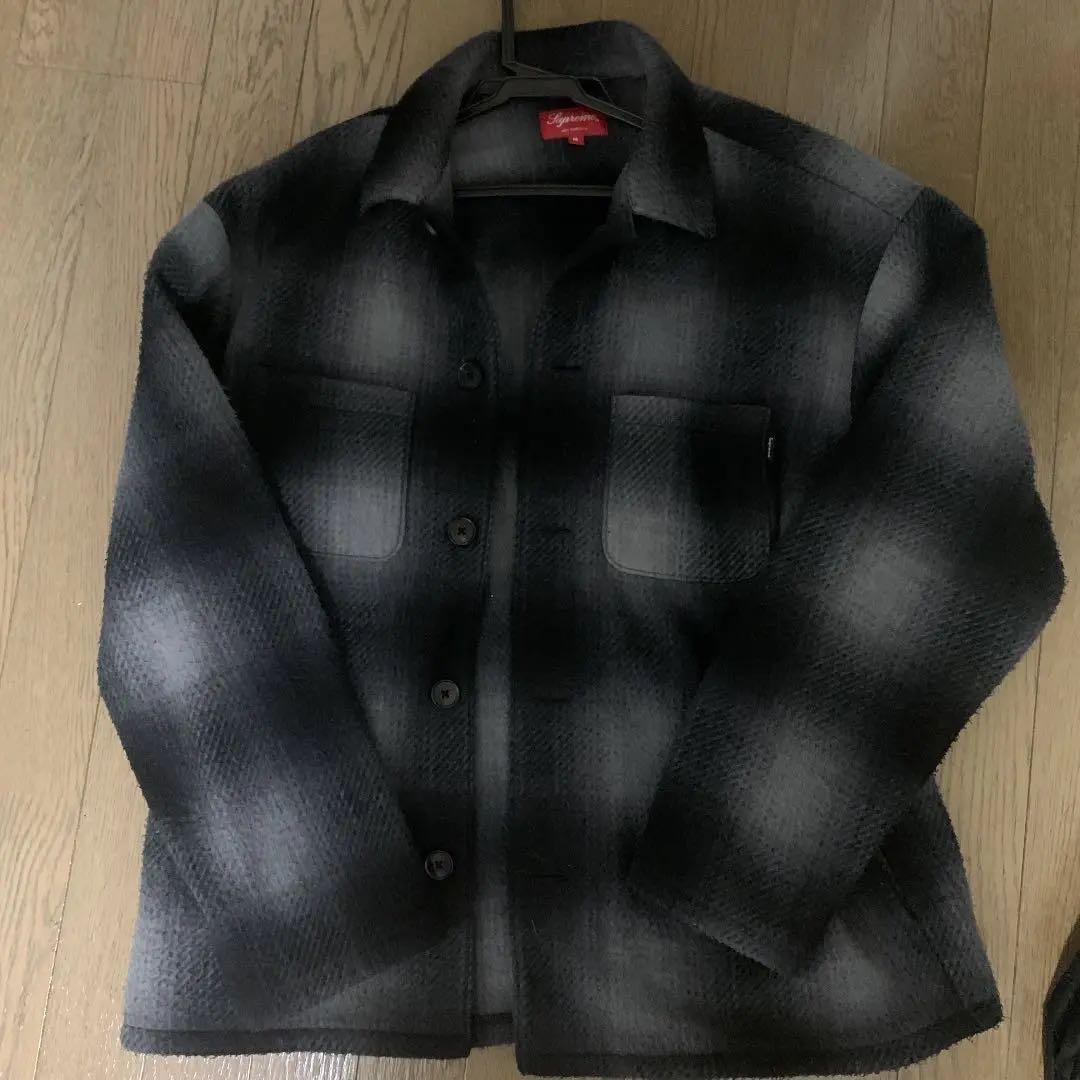 トップス supreme Shadow Plaid Fleece Shirt M