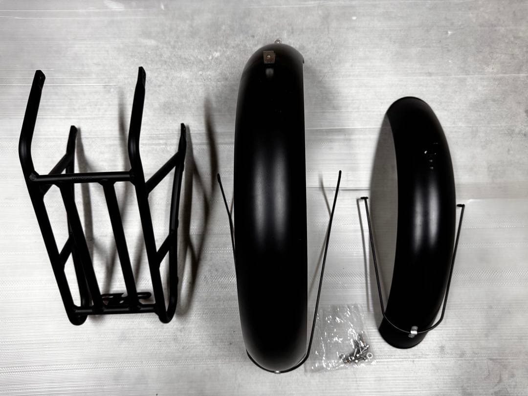 MATE X 専用　泥よけフェンダー　リアキャリア　セット