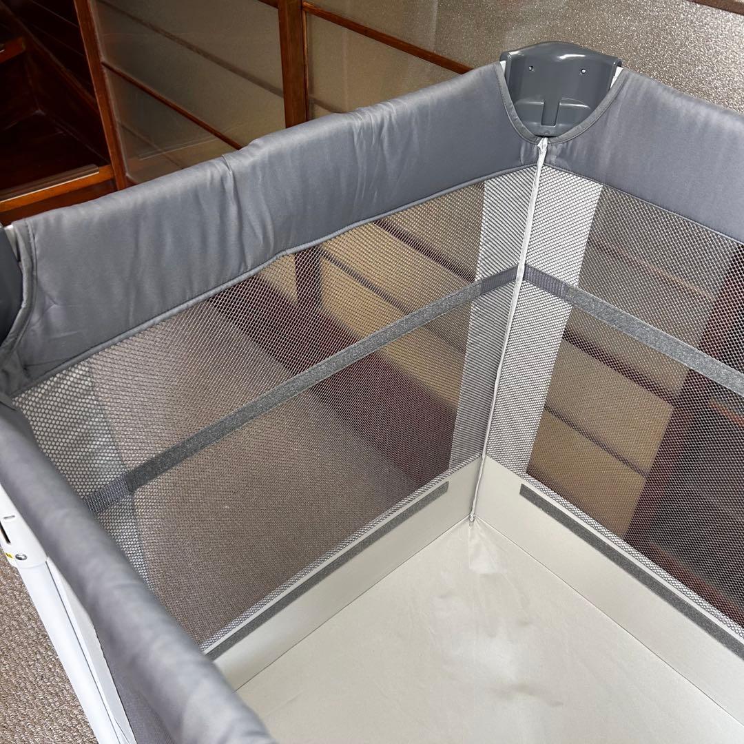 【24時間以内発送】アップリカ ベビーベッド ココネルエアー グレーベアー