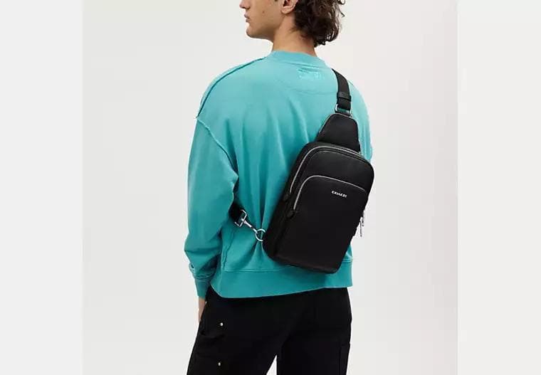 お値下げ【美品】COACH ボディバック　ショルダーバッグ　コーチ　レザー