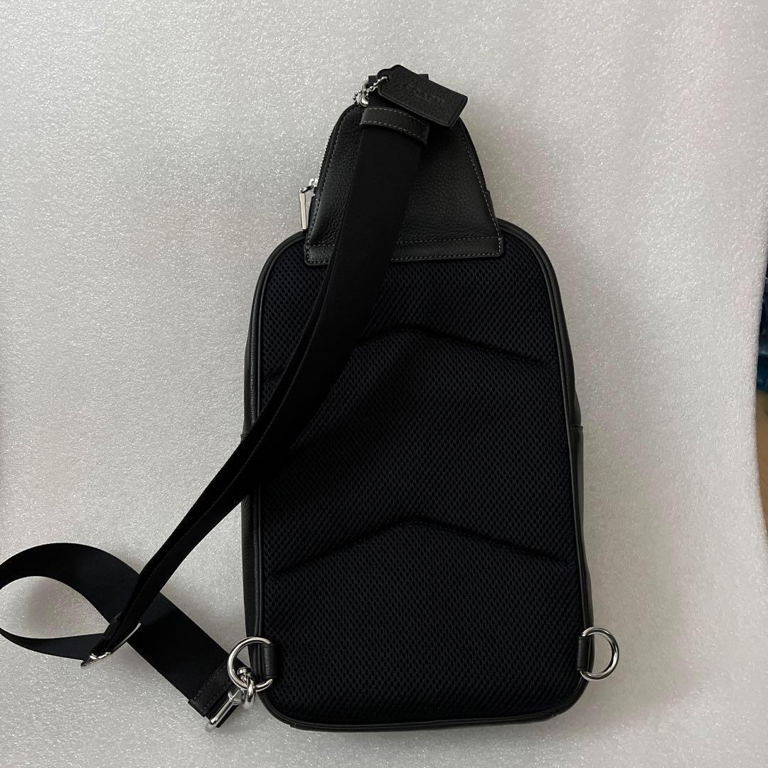 お値下げ【美品】COACH ボディバック　ショルダーバッグ　コーチ　レザー