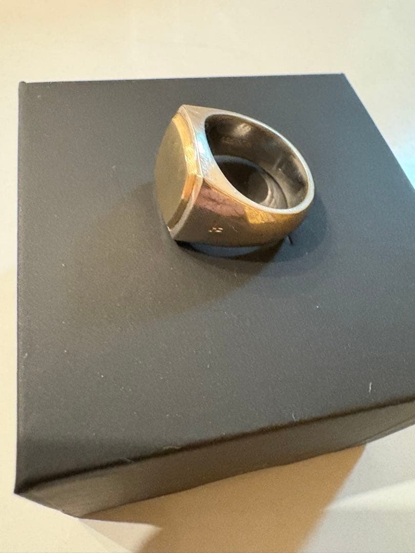 【美品】 TOMWOOD トムウッド Cushion Gold リング50