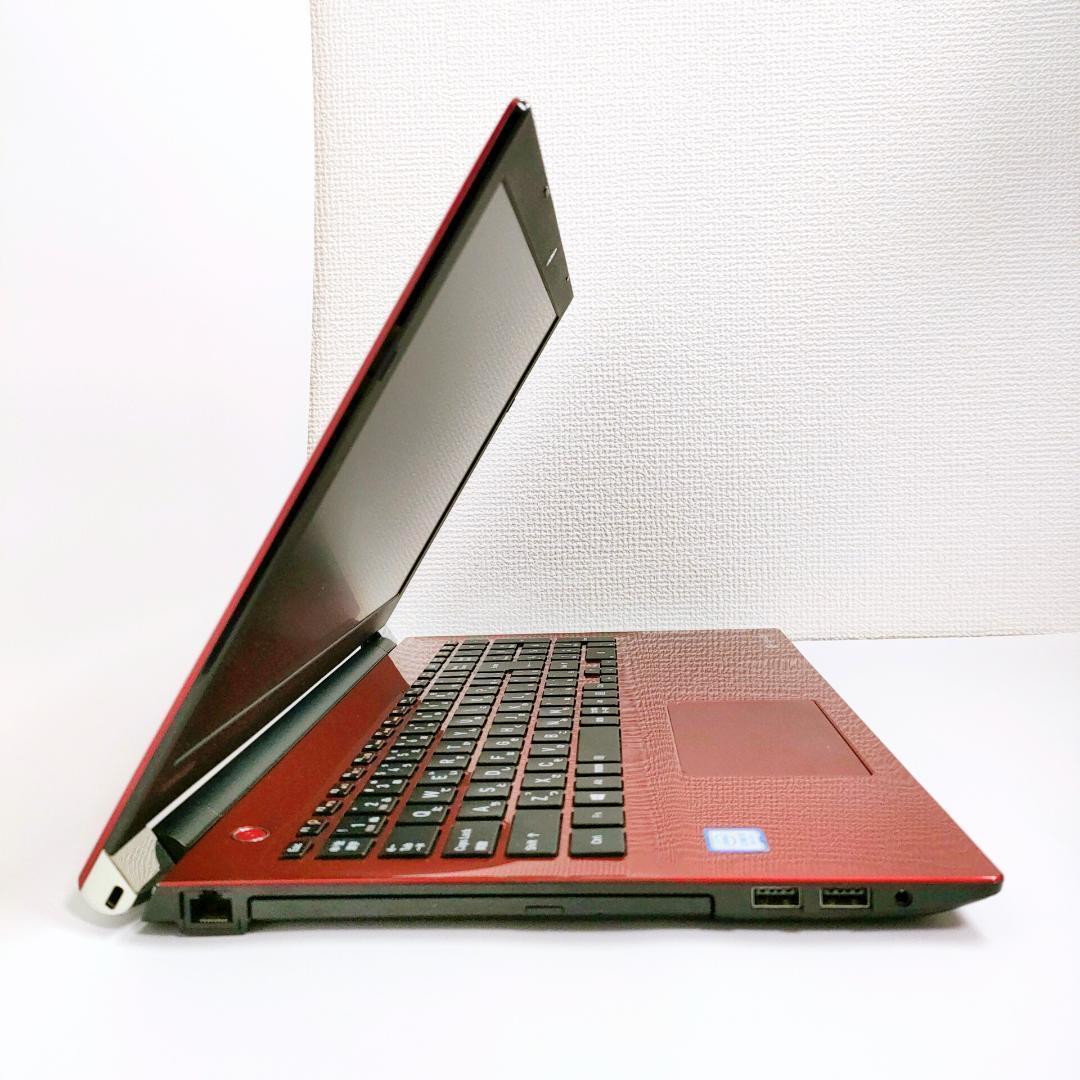 第8世代i3✨️Windows11 SSD512GB オフィス 赤ノートパソコン