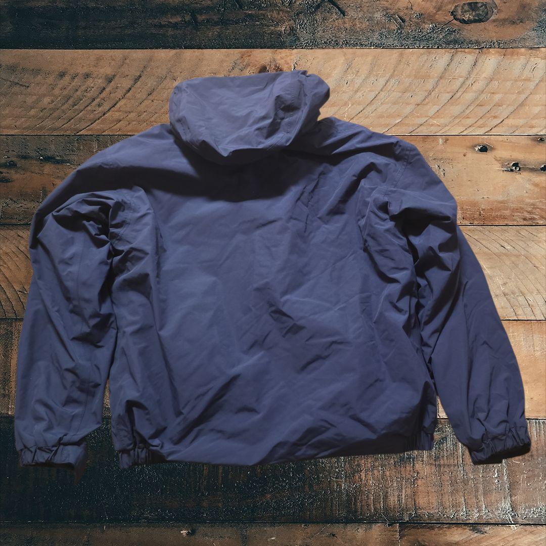 【希少/XL】モンベル マウンテンパーカー ポラテック 裏フリース 紺 高機能
