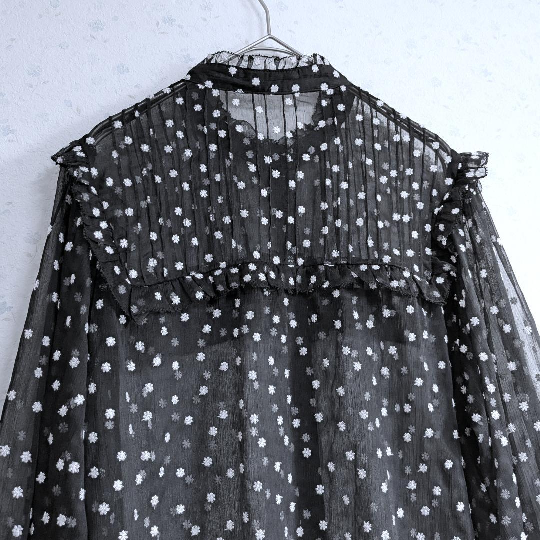 25SS IENA 楊柳フリルピンタックブラウス 今季新作