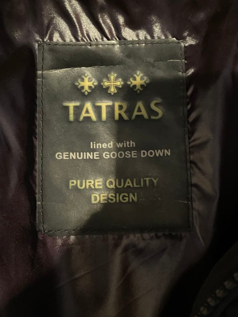 TATRAS ブラック ロングダウンジャケット