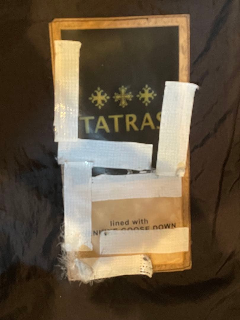 TATRAS ブラック ロングダウンジャケット